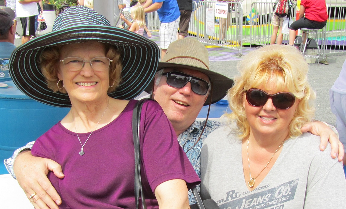 Lois & Rich Sorensen with Sheryl Marty
